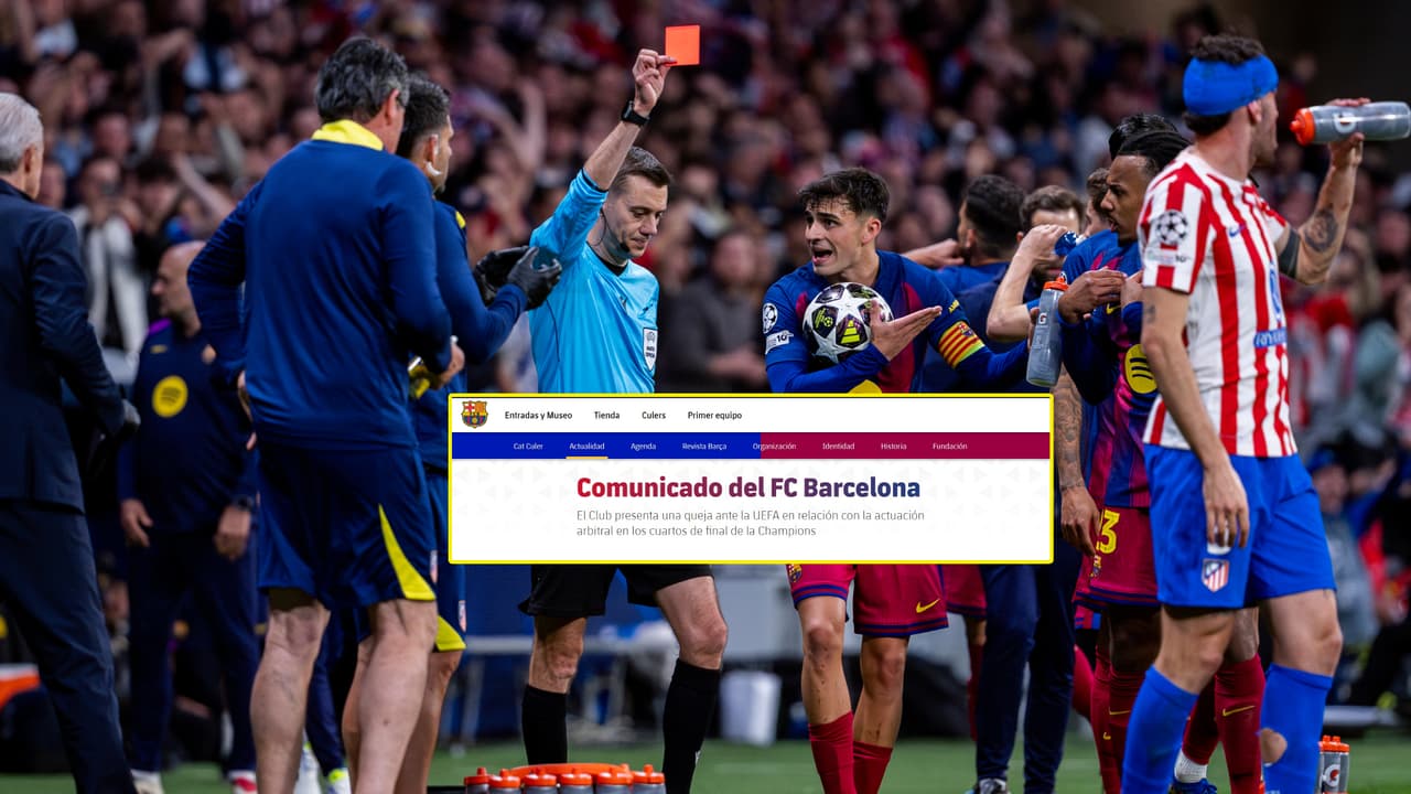 Barça critica decisiones arbitrales tras quedar fuera de Champions