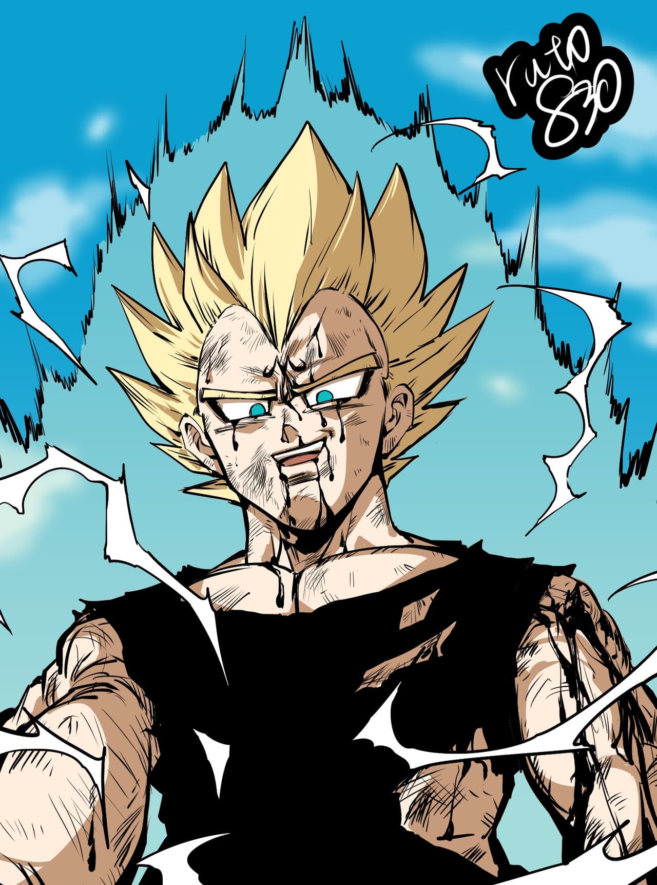 Cuando llegó Babidi y despertó a Buu, Majin Vegeta se despide de Trunks antes de sacrificarse. Así es como el hijo del Príncipe de los saiyajin y Bulma vivió ese momento.