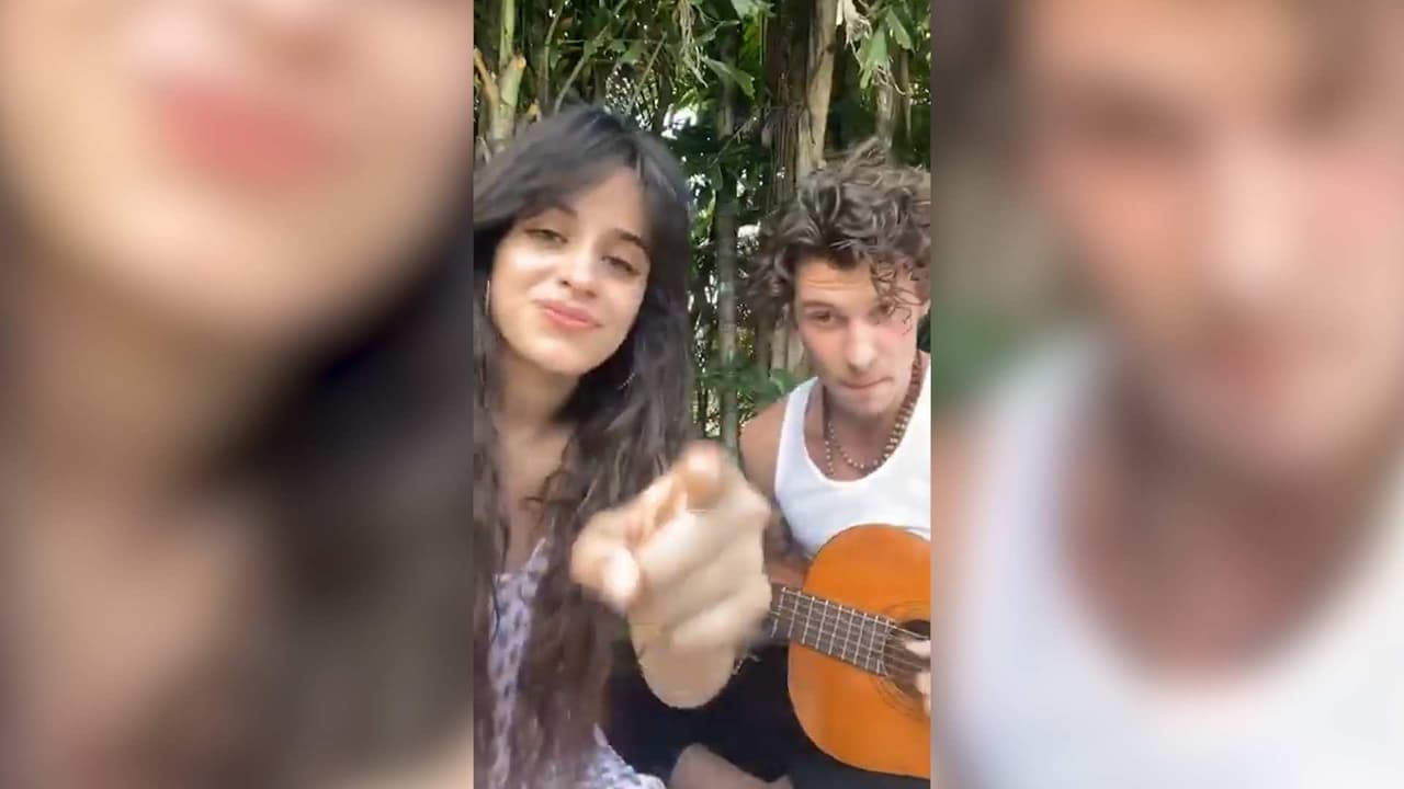 Camila Cabello y Shawn Mendes regalan concierto acústico para sobrellevar la cuarentena