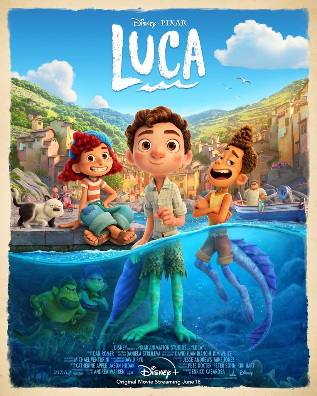 Póster de 'Luca', la nueva película de Disney y Pixar