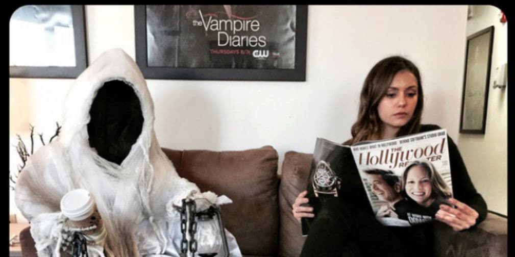 Nina Dobrev celebrará Halloween soltera