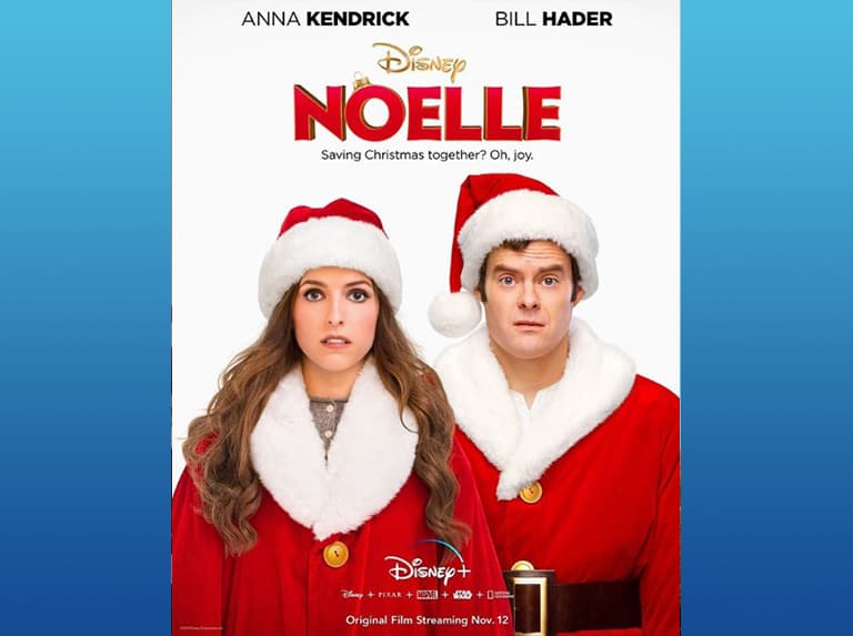 'Noelle' una película navideña protagonizada por Ana Kendrick, Bill Hader Y Billy Eichner. Estará en Disney+ desde el 12 de noviembre.