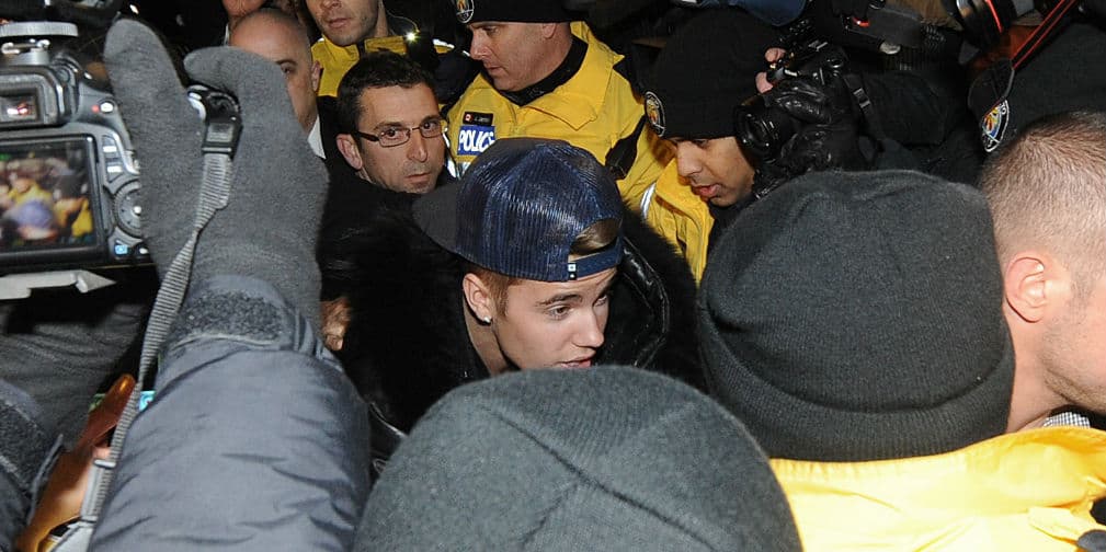 Bieber fue detenido en Canadá, el pasado septiembre, por agresión y conducción temeraria.