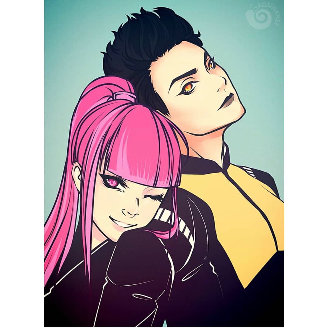 Y de inmediato le llovieron ilustraciones de Yukio, compartiendo sus favoritas en su cuenta de Instagram, ¡qué linda!