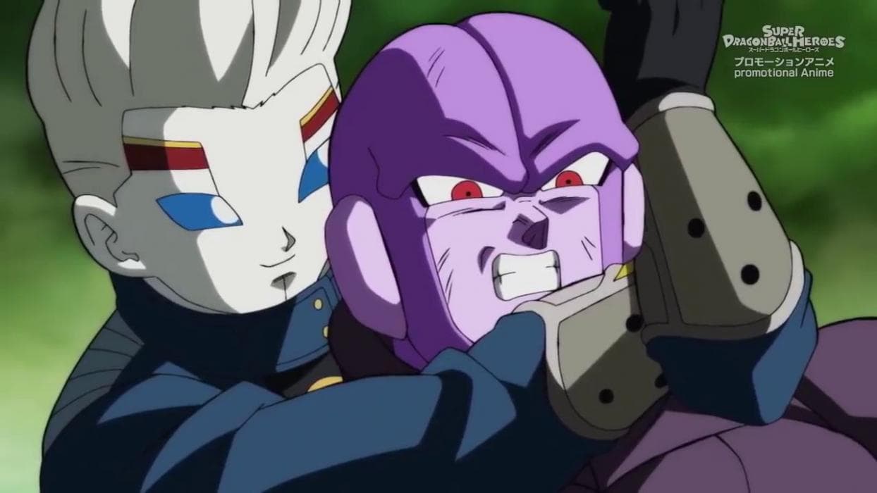 Vegeta y Trunks del futuro rescatan a Hit y los saiyajin del universo 6