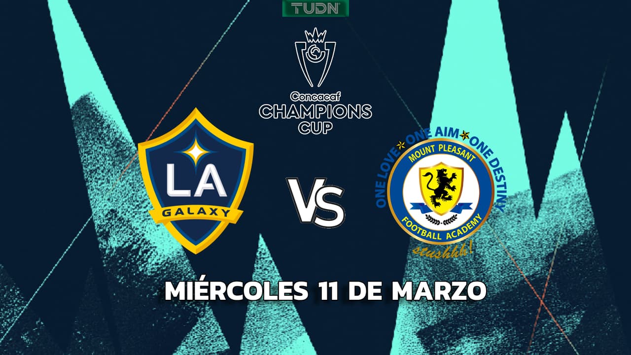 Horario y dónde ver LA Galaxy vs, Mount Pleasant de la Concachampions 2026