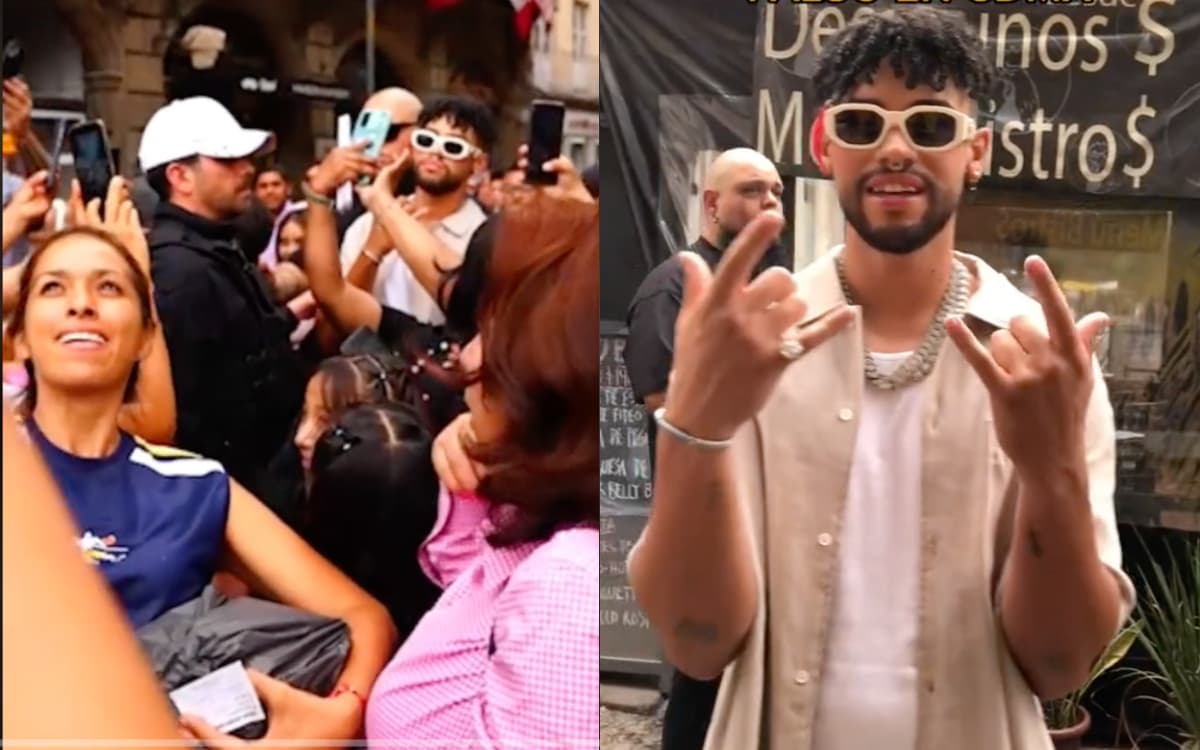 Chico se disfraza de Bad Bunny y engaña a sus fans en calles de la CDMX