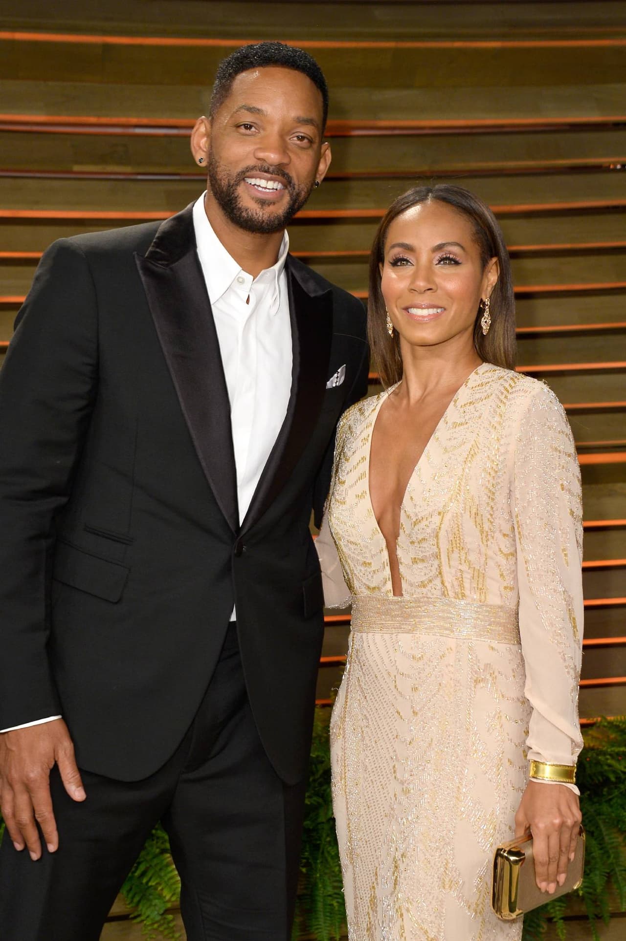 Will Smith y Jada Pinkett Smith en la fiesta de los Premios Oscar de Vanity Fair en 2014