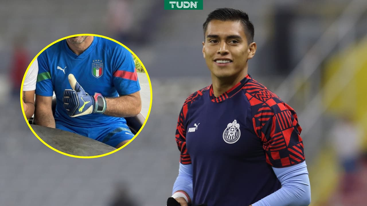 Chivas presume foto de 'Tala' Rangel junto a Gianluigi Buffon 