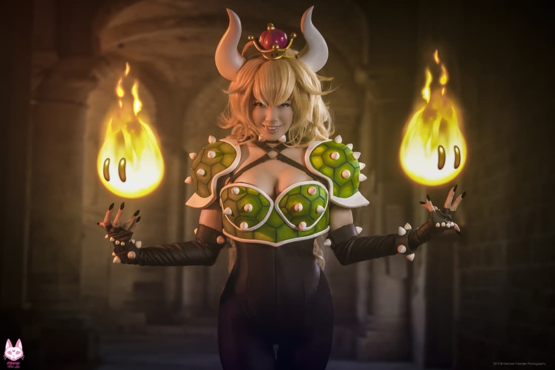 Bowsette surgió del mundo del Internet y era casi obligado hacer el cosplay cuando salió y fue uno de los cosplays más rápidos que ha hehco "era poca armadura y un payasito".