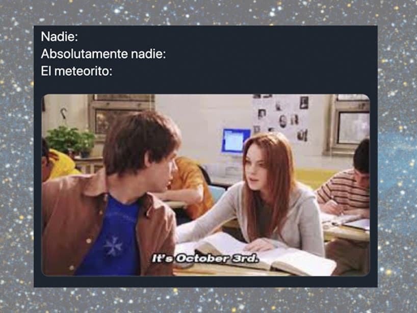 Llegó el gran día, el momento que todos estaban esperando. El 3 de octubre, el "día del meteorito" (y de 'Chicas Pesadas').