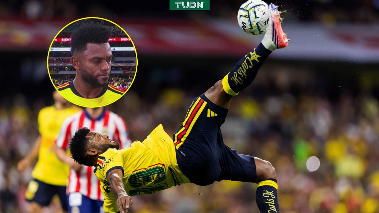 Miguel Borja explica su golazo de chilena ante Chivas