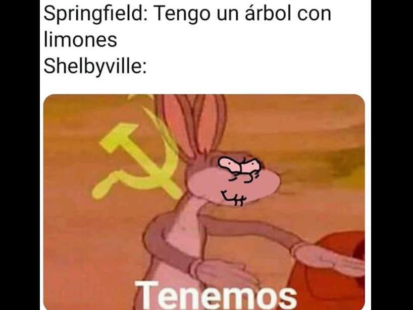 Incluso este meme llegó a los fanáticos de ‘Los Simpson’, quienes no dudaron en recordar uno de los episodios más populares de la ficción animada.