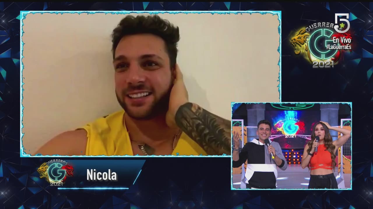 Para terminar con los rumores de que salía del programa, Mauricio y Tania le ofrecieron trabajo a Nicola, destacando que el guerrero continúa en la competencia.