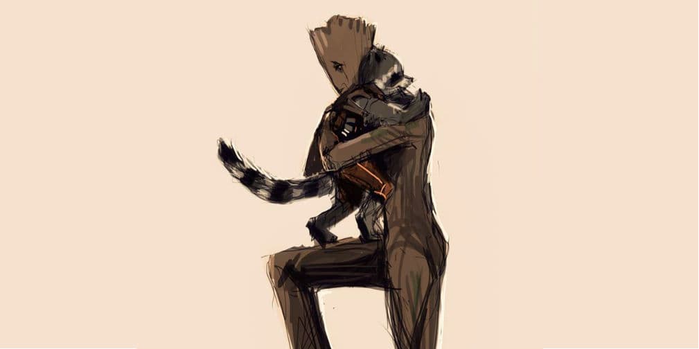 Ilustraciones del reencuentro de los Avengers