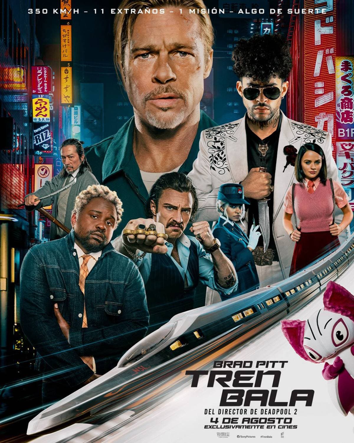 David Leitch es el director de 'Tren Bala'.