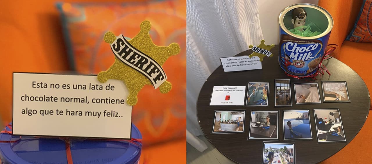 Un niño perdió su muñeco Woody en vacaciones, el hotel lo recuperó y encontró una manera increíble de regresarlo
