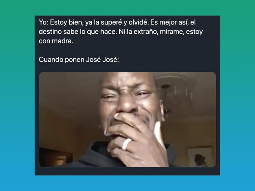 Hasta parecía que tenía una canción para cada situación.
