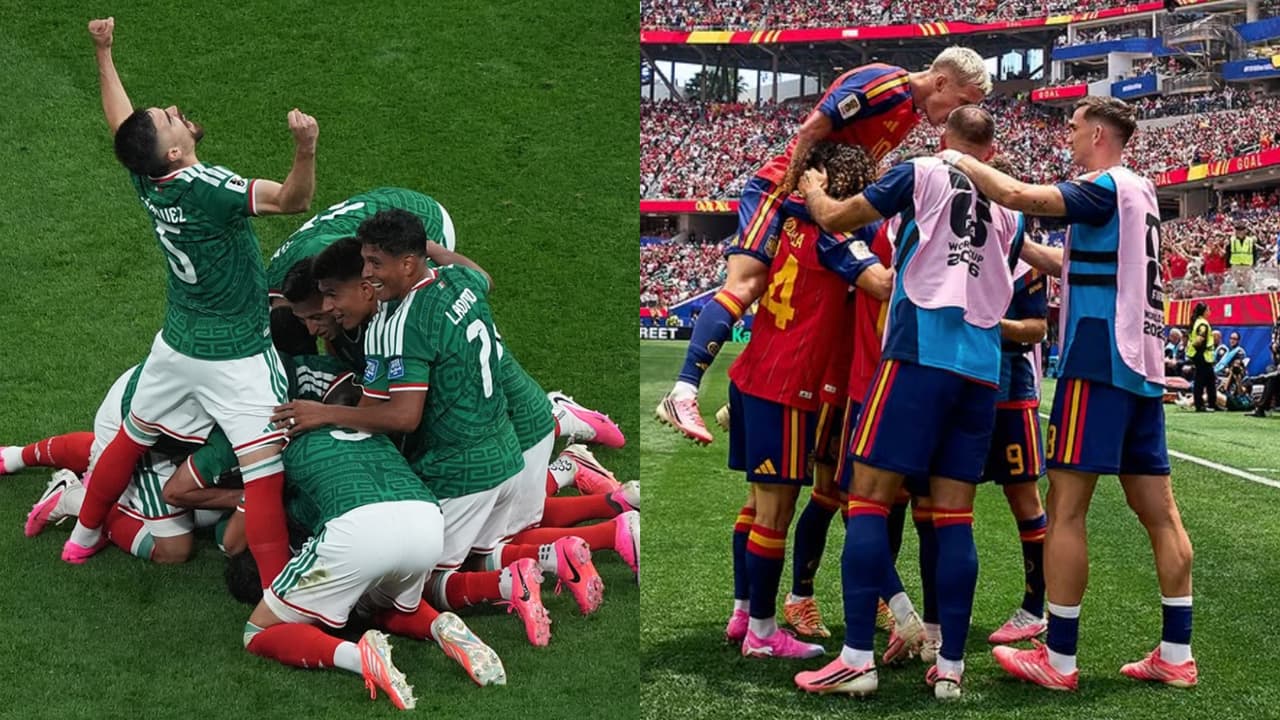 México y España imponen récord de imbatibilidad simultánea en un Mundial