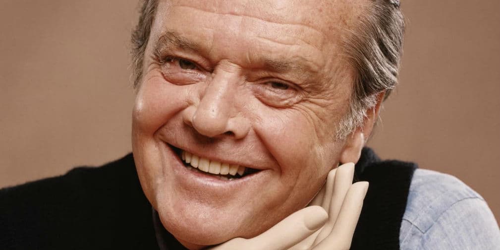 1. Jack Nicholson: Es un gran actor, nadie lo puede negar, pero se le quedó la cara de loco de El Resplandor.