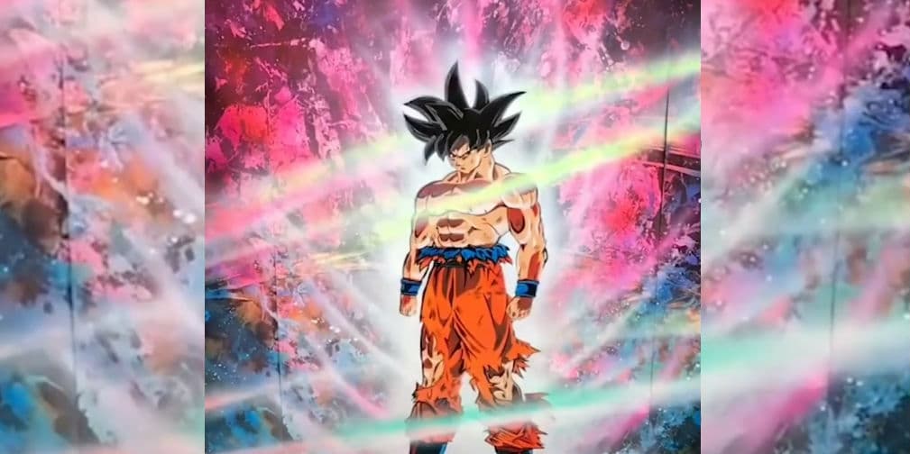 Video: Goku hecho con aerosol y fuego