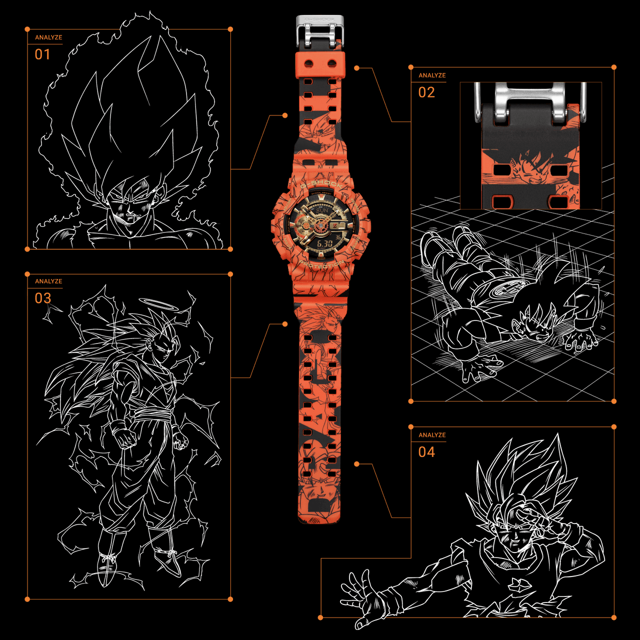 Este reloj de Dragon Ball Z es bellísimo pero no te va a salir barato