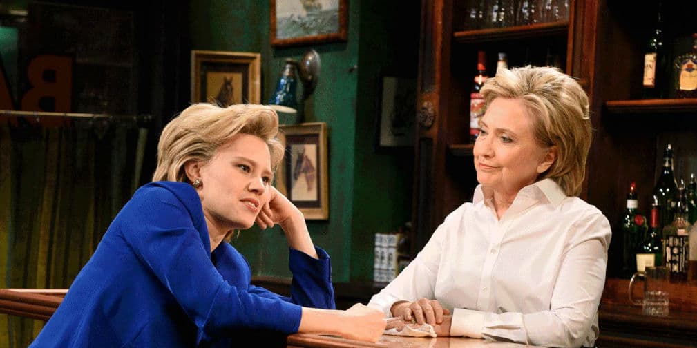 3. Hillary Clinton en SNL: Este personaje de Kate McNinnon fue igual de popular que la candidata presidencial.