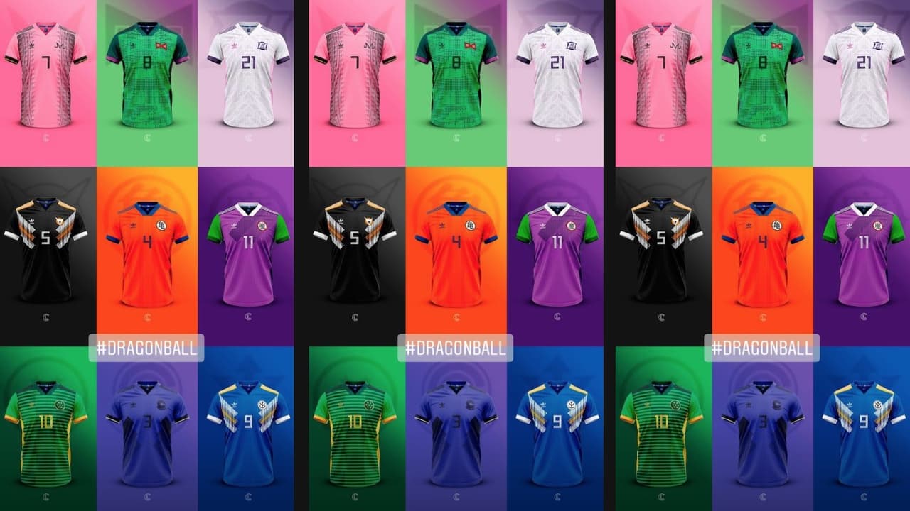 Vas a querer estas playeras de futbol inspiradas en 'Dragon Ball Z'