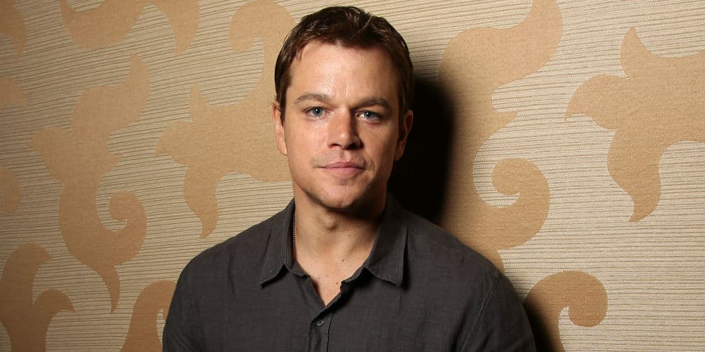 15. Matt Damon: Pasó temporadas en México perfeccionando su español, idioma que ahora habla.