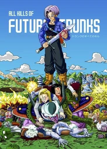 Después de mandar al Infierno a Freezer y su papá, Trunks del futuro volvió a su época para cobrarse las que los androides le debían.