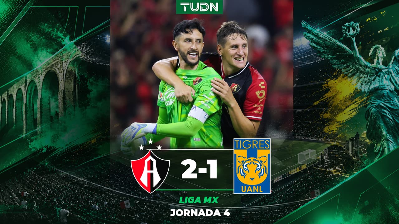 ¡Fiesta Rojinegra! Atlas vence con drama a Tigres