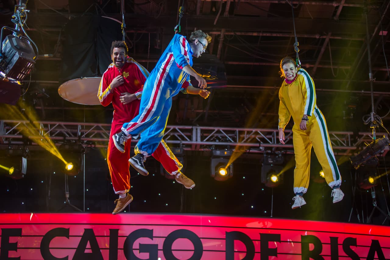 Y la diversión la llevó a lo más alto en 'Pajaritos a Volar', junto con Yurem e Isaac Salame.