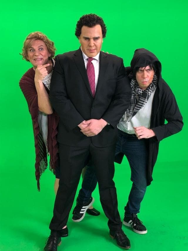 Hugo Alcántara en "Sin miedo a la pandemia" en La Parodia a domicilio