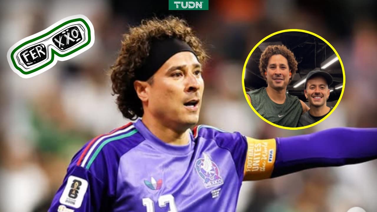 Épica colaboración de Memo Ochoa y Ferxxo 