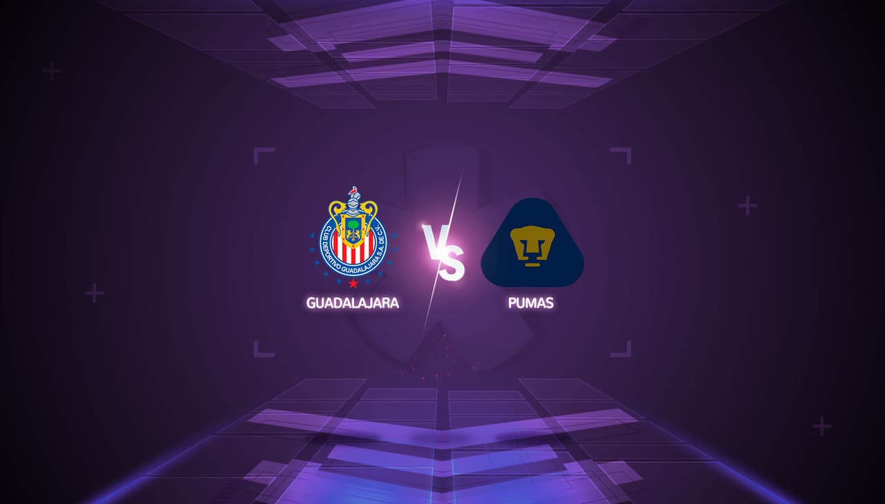 Chivas vs Pumas: Horario y dónde ver el partido en vivo