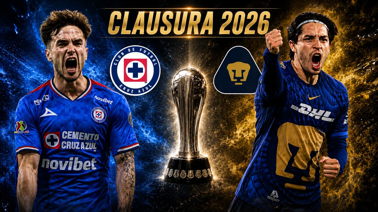 Las finales entre Pumas y Cruz Azul en Liga MX