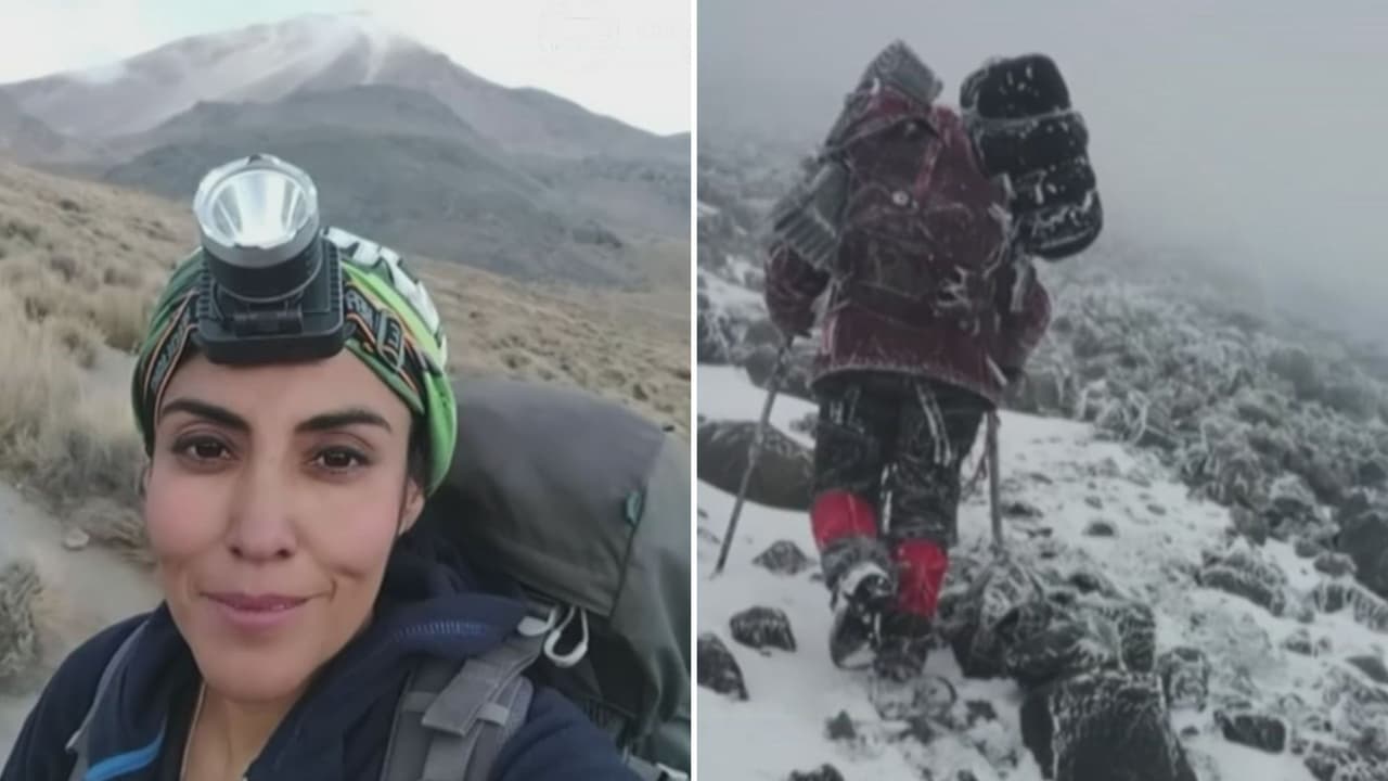 La impactante historia de la mujer que quedó atrapada en una tormenta invernal en una montaña en México y perdió parte de sus dedos por congelamiento