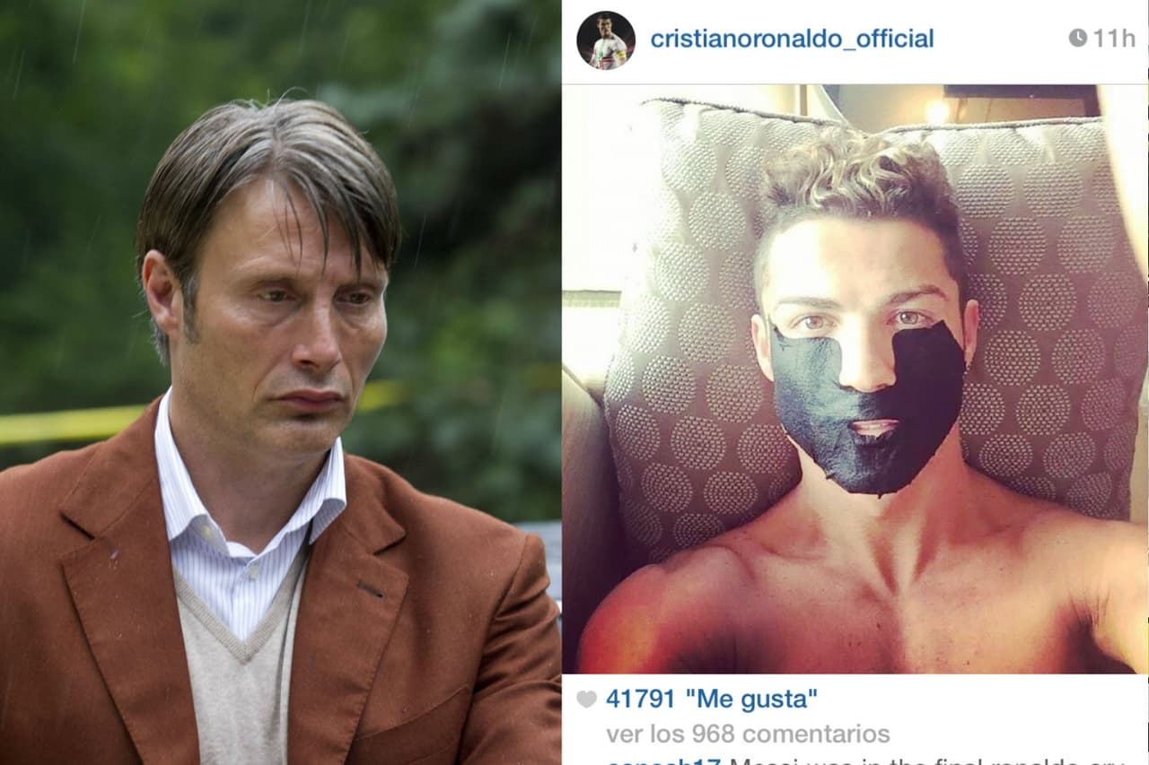 Cristiano Ronaldo se cree Hannibal Lecter