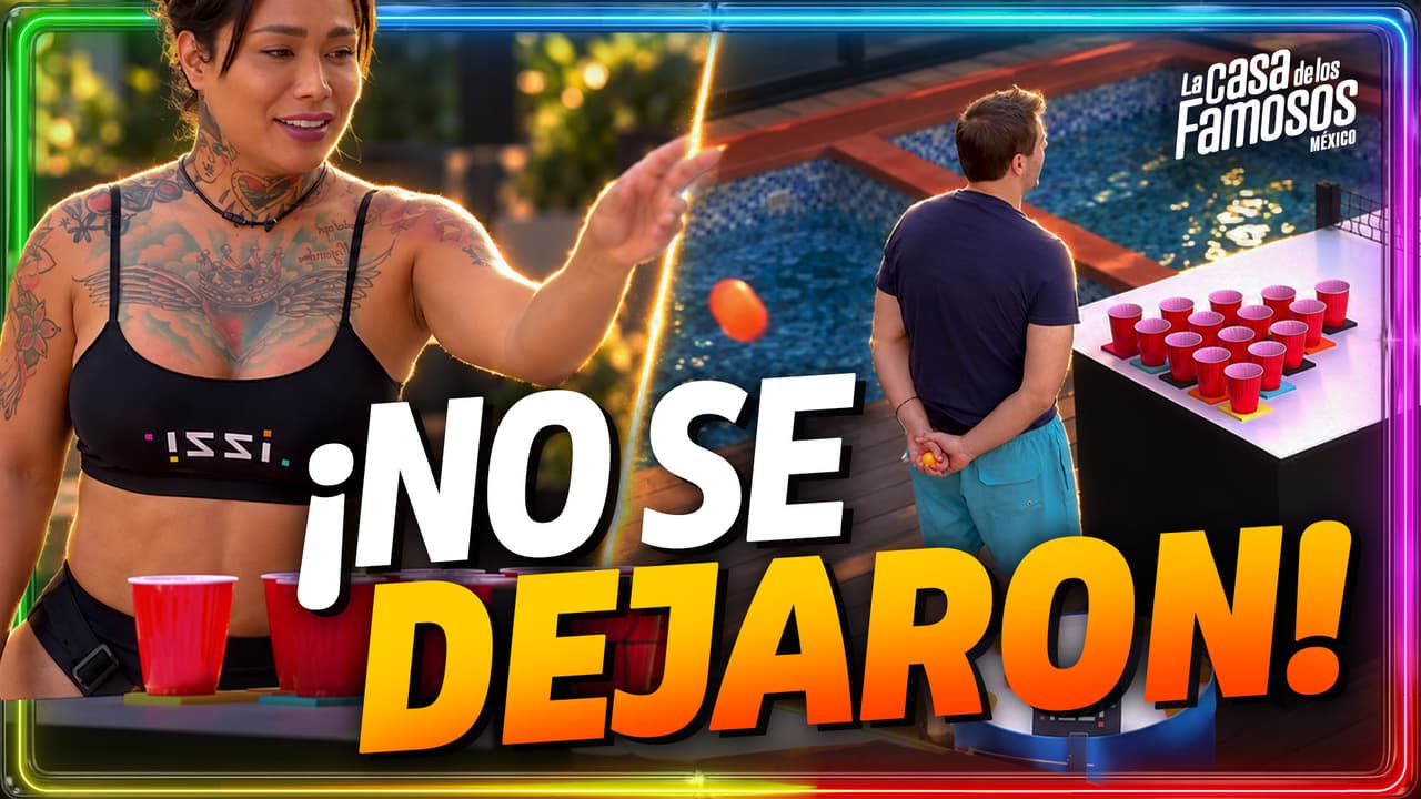 ¡MUY REÑIDO! Memo se enfrenta en beer-pong a la licenciada Karina CUERPO Y ROSTRO