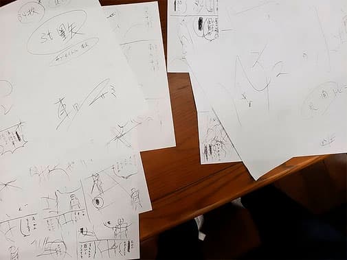 Boceto Caballeros del Zodiaco