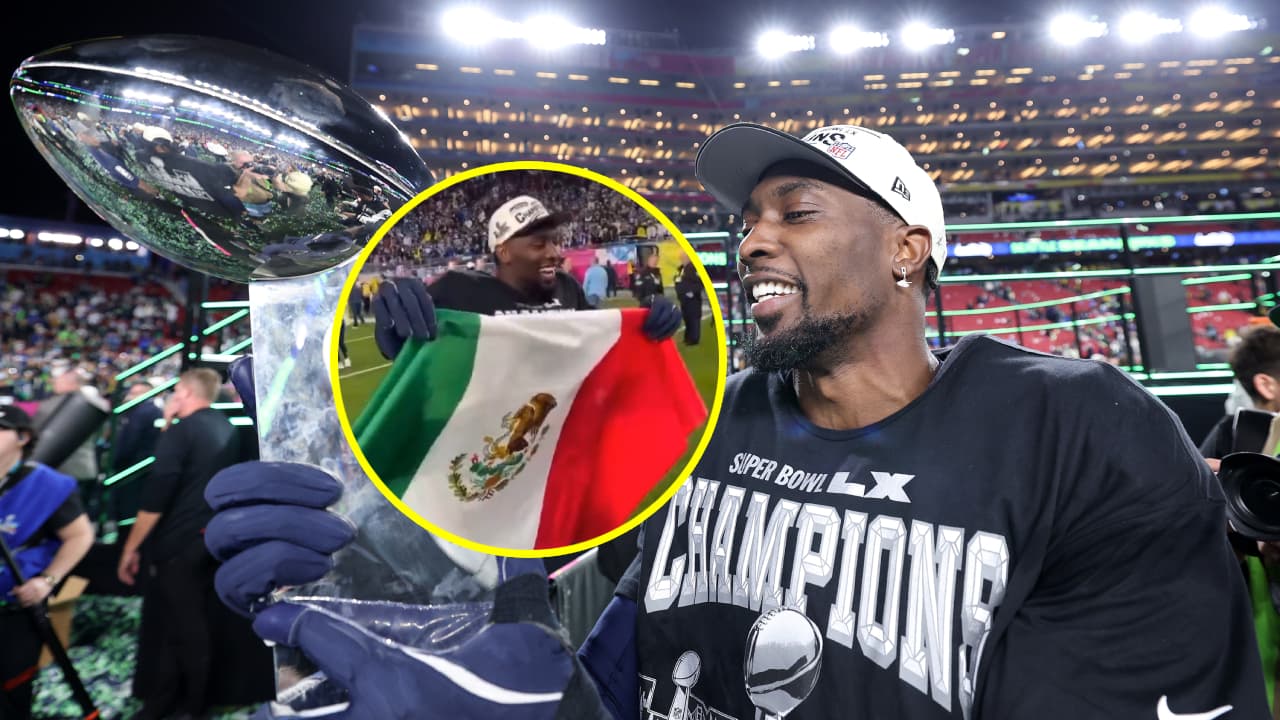 ¿Por qué DeMarcus Lawrence festejó con la bandera de México en el Super Bowl?