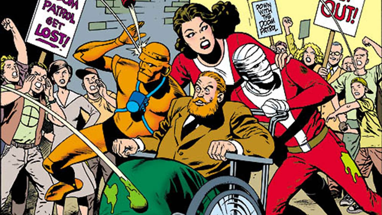 Igual puedes irte con el grupo en el que dicen se basaron para crear los X-Men, la Doom Patrol.