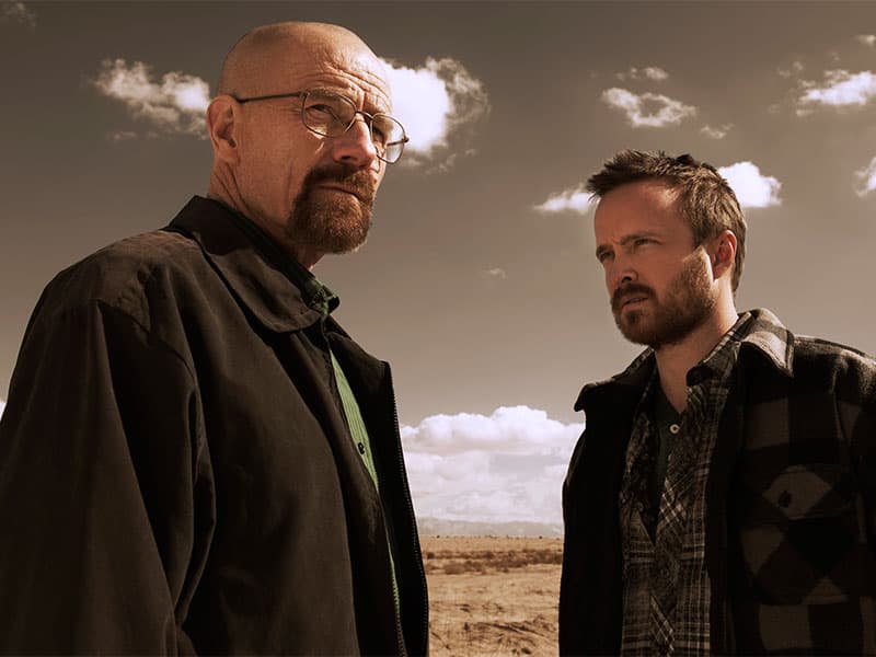 Estados Unidos, una súper potencia en esto, tiene como mejor serie Breaking Bad.