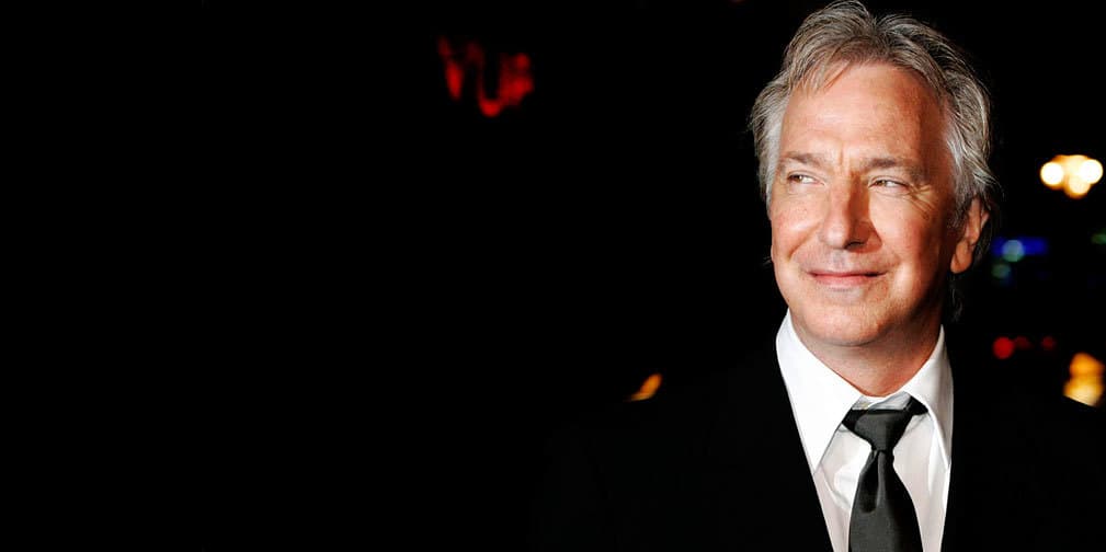 El actor y director Alan Rickman.