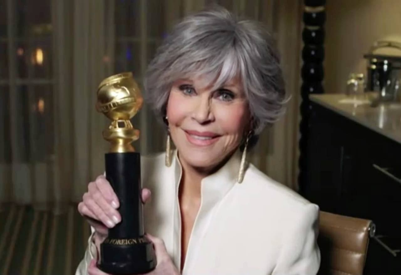 Jane Fonda en los Golden Globes 2021