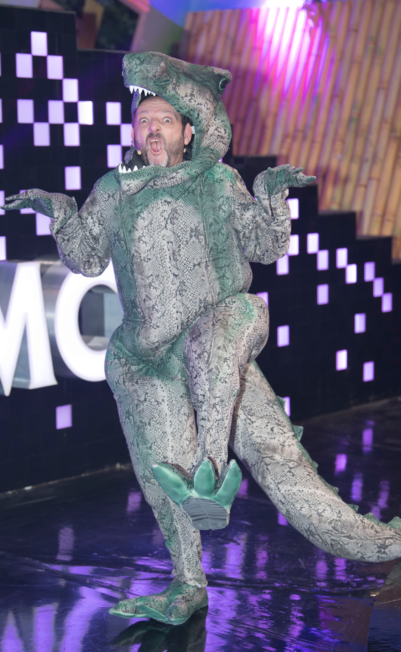 Ricardo Fastlicht fue un velociraptor ahora sí, uno de sus personajes emblemáticos en el programa.