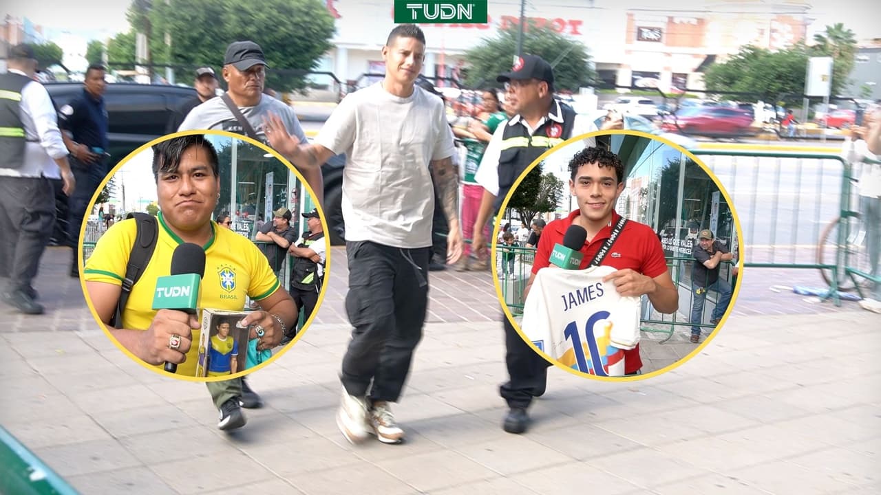 James Rodríguez tiene este detalle de crack con algunos aficionados de León
