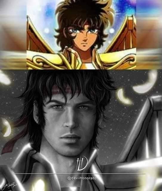 El gesto de Aioros de Sagitario nos recuerda el sacrificio heroíco que hizo.