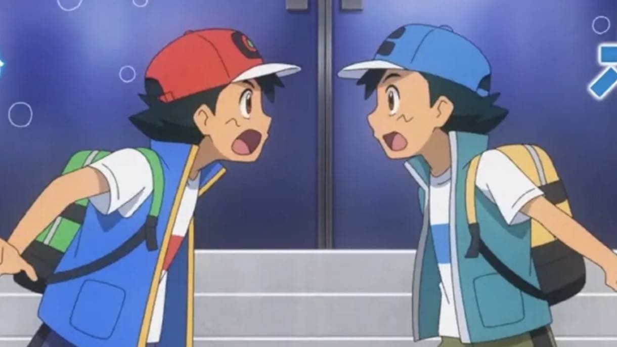 Dos Ash en Pokémon Journeys