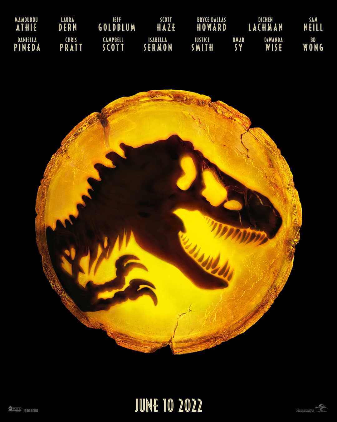 ‘Jurassic World: Domination’, la tercera entrega de la franquicia protagonizada por Chris Pratt y Bryce Dallas Howard se estrenaría el 11 de junio de 2021 en Estados Unidos, pero su nuevo póster reveló que será hasta el 10 de junio de 2022.